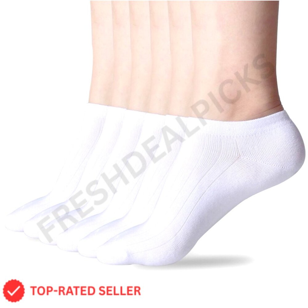 Low Cut Athletic Ankle Socks Cotton Spandex Breathable No Show Workout